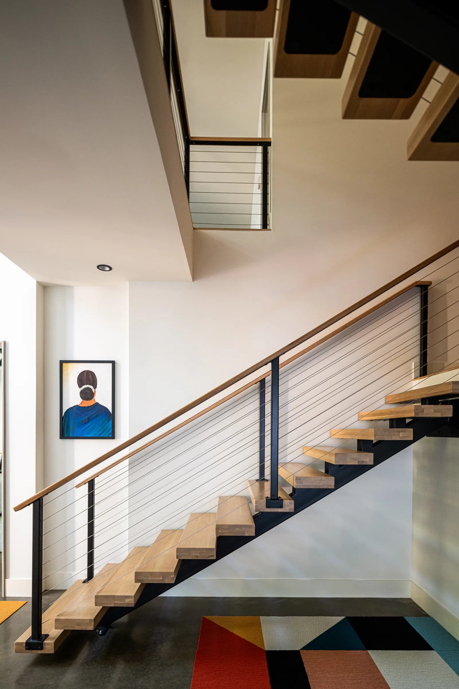 Nutwood Circle: stair by Williams Drake